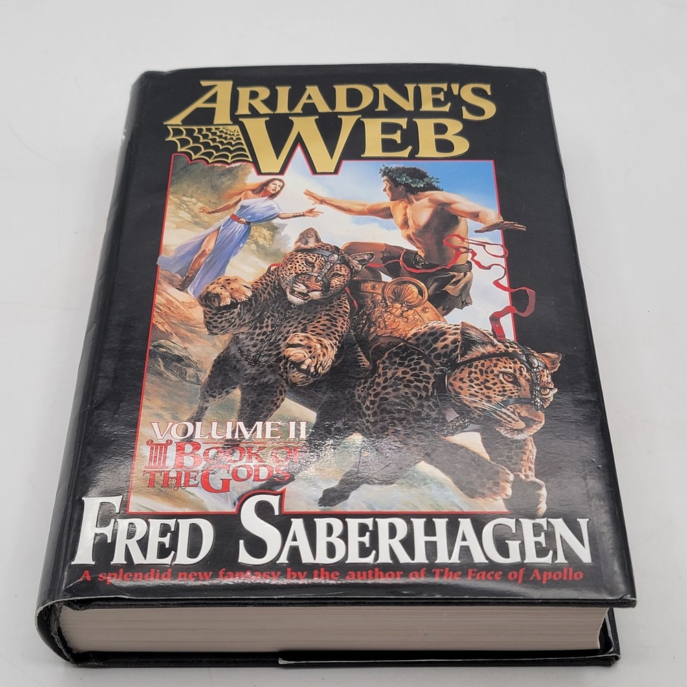 Fred Saberhagen Ariadne's Web Hardcover Volume II Book of the Gods 1999 Good